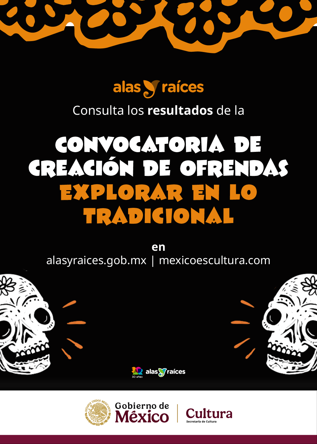 Imagen de Resultados de la Convocatoria de Creación de Ofrendas “Explorar en lo Tradicional”